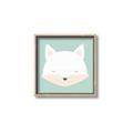 Picture of Green Fox _GroupedProduct_Square_Mini_ _GroupedProduct_Square_Canvas_Framed_