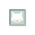 Picture of Green Fox _GroupedProduct_Square_Mini_ _GroupedProduct_Square_Canvas_Framed_