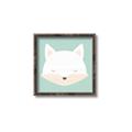 Picture of Green Fox _GroupedProduct_Square_Mini_ _GroupedProduct_Square_Canvas_Framed_