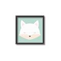 Picture of Green Fox _GroupedProduct_Square_Mini_ _GroupedProduct_Square_Canvas_Framed_