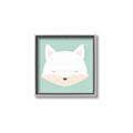 Picture of Green Fox _GroupedProduct_Square_Mini_ _GroupedProduct_Square_Canvas_Framed_