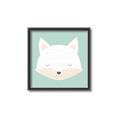 Picture of Green Fox _GroupedProduct_Square_Mini_ _GroupedProduct_Square_Canvas_Framed_