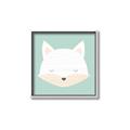 Picture of Green Fox _GroupedProduct_Square_Mini_ _GroupedProduct_Square_Canvas_Framed_