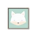 Picture of Green Fox _GroupedProduct_Square_Mini_ _GroupedProduct_Square_Canvas_Framed_