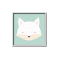 Picture of Green Fox _GroupedProduct_Square_Mini_ _GroupedProduct_Square_Canvas_Framed_