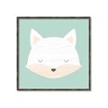 Picture of Green Fox _GroupedProduct_Square_Mini_ _GroupedProduct_Square_Canvas_Framed_
