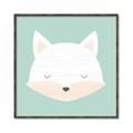 Picture of Green Fox _GroupedProduct_Square_Mini_ _GroupedProduct_Square_Canvas_Framed_