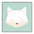 Picture of Green Fox _GroupedProduct_Square_Mini_ _GroupedProduct_Square_Canvas_Framed_
