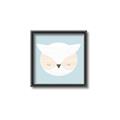 Picture of Teal Owl _GroupedProduct_Square_Mini_ _GroupedProduct_Square_Canvas_Framed_