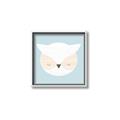 Picture of Teal Owl _GroupedProduct_Square_Mini_ _GroupedProduct_Square_Canvas_Framed_