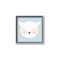 Picture of Teal Owl _GroupedProduct_Square_Mini_ _GroupedProduct_Square_Canvas_Framed_