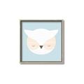 Picture of Teal Owl _GroupedProduct_Square_Mini_ _GroupedProduct_Square_Canvas_Framed_