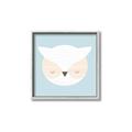 Picture of Teal Owl _GroupedProduct_Square_Mini_ _GroupedProduct_Square_Canvas_Framed_