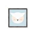 Picture of Teal Owl _GroupedProduct_Square_Mini_ _GroupedProduct_Square_Canvas_Framed_