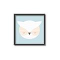 Picture of Teal Owl _GroupedProduct_Square_Mini_ _GroupedProduct_Square_Canvas_Framed_