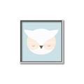 Picture of Teal Owl _GroupedProduct_Square_Mini_ _GroupedProduct_Square_Canvas_Framed_