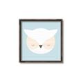 Picture of Teal Owl _GroupedProduct_Square_Mini_ _GroupedProduct_Square_Canvas_Framed_