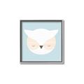 Picture of Teal Owl _GroupedProduct_Square_Mini_ _GroupedProduct_Square_Canvas_Framed_