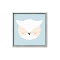 Picture of Teal Owl _GroupedProduct_Square_Mini_ _GroupedProduct_Square_Canvas_Framed_