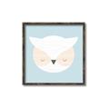 Picture of Teal Owl _GroupedProduct_Square_Mini_ _GroupedProduct_Square_Canvas_Framed_