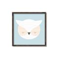 Picture of Teal Owl _GroupedProduct_Square_Mini_ _GroupedProduct_Square_Canvas_Framed_