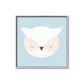 Picture of Teal Owl _GroupedProduct_Square_Mini_ _GroupedProduct_Square_Canvas_Framed_