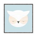 Picture of Teal Owl _GroupedProduct_Square_Mini_ _GroupedProduct_Square_Canvas_Framed_