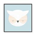 Picture of Teal Owl _GroupedProduct_Square_Mini_ _GroupedProduct_Square_Canvas_Framed_