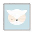 Picture of Teal Owl _GroupedProduct_Square_Mini_ _GroupedProduct_Square_Canvas_Framed_