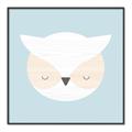Picture of Teal Owl _GroupedProduct_Square_Mini_ _GroupedProduct_Square_Canvas_Framed_
