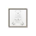 Picture of Nursery Polar Bear _GroupedProduct_Square_Mini_ _GroupedProduct_Square_Canvas_Framed_