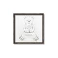 Picture of Nursery Polar Bear _GroupedProduct_Square_Mini_ _GroupedProduct_Square_Canvas_Framed_