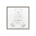 Picture of Nursery Polar Bear _GroupedProduct_Square_Mini_ _GroupedProduct_Square_Canvas_Framed_