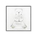 Picture of Nursery Polar Bear _GroupedProduct_Square_Mini_ _GroupedProduct_Square_Canvas_Framed_