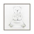 Picture of Nursery Polar Bear _GroupedProduct_Square_Mini_ _GroupedProduct_Square_Canvas_Framed_