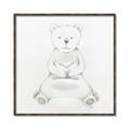 Picture of Nursery Polar Bear _GroupedProduct_Square_Mini_ _GroupedProduct_Square_Canvas_Framed_