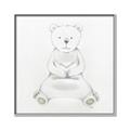 Picture of Nursery Polar Bear _GroupedProduct_Square_Mini_ _GroupedProduct_Square_Canvas_Framed_
