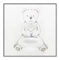 Picture of Nursery Polar Bear _GroupedProduct_Square_Mini_ _GroupedProduct_Square_Canvas_Framed_