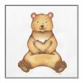 Picture of Nursery Bear _GroupedProduct_Square_Mini_ _GroupedProduct_Square_Canvas_Framed_