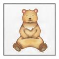 Picture of Nursery Bear _GroupedProduct_Square_Mini_ _GroupedProduct_Square_Canvas_Framed_
