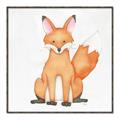 Picture of Nursery Fox _GroupedProduct_Square_Mini_ _GroupedProduct_Square_Canvas_Framed_