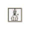Picture of Nursery Zebra _GroupedProduct_Square_Mini_ _GroupedProduct_Square_Canvas_Framed_