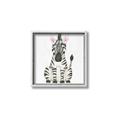 Picture of Nursery Zebra _GroupedProduct_Square_Mini_ _GroupedProduct_Square_Canvas_Framed_