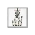 Picture of Nursery Zebra _GroupedProduct_Square_Mini_ _GroupedProduct_Square_Canvas_Framed_