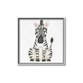 Picture of Nursery Zebra _GroupedProduct_Square_Mini_ _GroupedProduct_Square_Canvas_Framed_