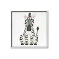 Picture of Nursery Zebra _GroupedProduct_Square_Mini_ _GroupedProduct_Square_Canvas_Framed_