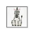 Picture of Nursery Zebra _GroupedProduct_Square_Mini_ _GroupedProduct_Square_Canvas_Framed_