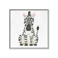 Picture of Nursery Zebra _GroupedProduct_Square_Mini_ _GroupedProduct_Square_Canvas_Framed_
