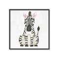 Picture of Nursery Zebra _GroupedProduct_Square_Mini_ _GroupedProduct_Square_Canvas_Framed_