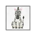 Picture of Nursery Zebra _GroupedProduct_Square_Mini_ _GroupedProduct_Square_Canvas_Framed_